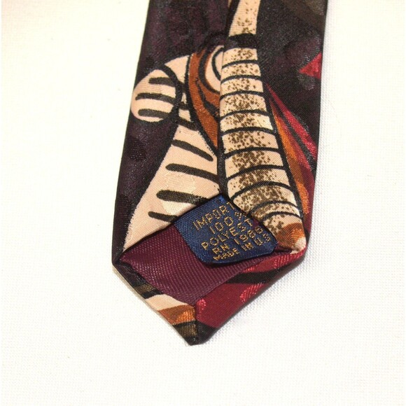 Florenzi Collection Abstract Tie Vintage Necktie Made in USA 3.25" x 57.5" RARE - Picture 2 of 5